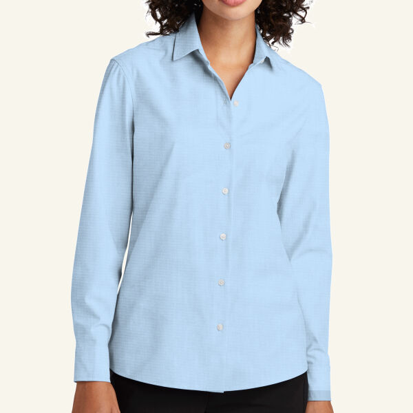 Women's Long Sleeve Stretch Woven Shirt Thumbnail