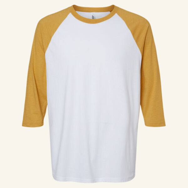 Unisex CVC Three-Quarter Sleeve Tee Thumbnail