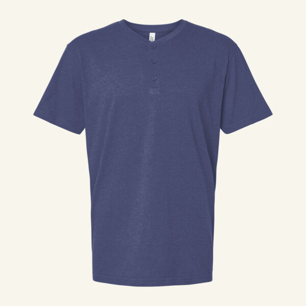 Unisex CVC Henley Tee Thumbnail