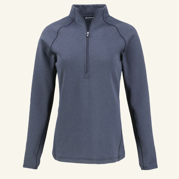 Cutter & Buck Peshastin Eco Fleece Recycled Womens Half Zip Pullover Thumbnail