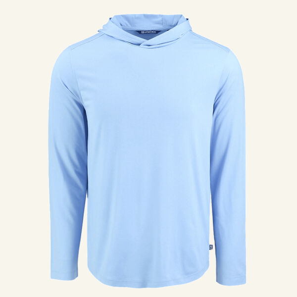 Cutter & Buck Coastline Epic Comfort Eco Recycled Mens Hooded Shirt Thumbnail