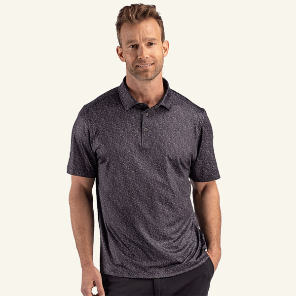 Cutter & Buck Pike Recycled Fern Print Mens Polo Thumbnail
