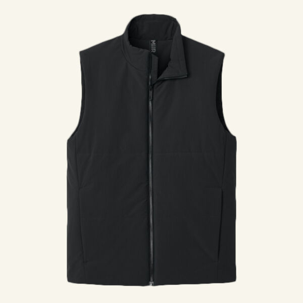 Sashiko Stretch Puffy Vest Thumbnail