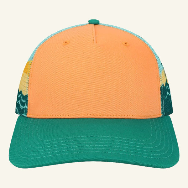 Plain Front Five-Panel Trucker Cap Thumbnail