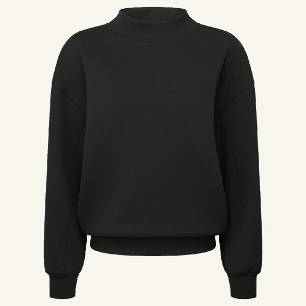 Women's Luxe Mock Neck Sweatshirt Thumbnail