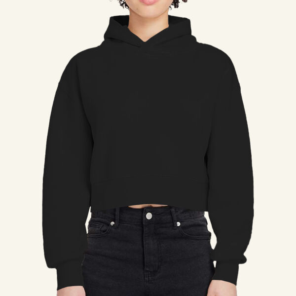 Women's Relaxed Cropped Hoodie Sweatshirt Thumbnail