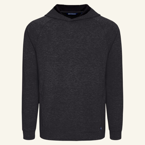 Cutter & Buck Drift Epic Versatility Recycled Textured Knit Mens Big & Tall Hooded Pullover Thumbnail
