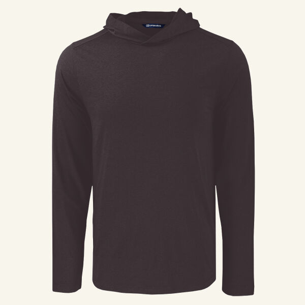 Cutter & Buck Coastline Recycled Double Peached Mens Big & Tall Hooded Pullover Thumbnail
