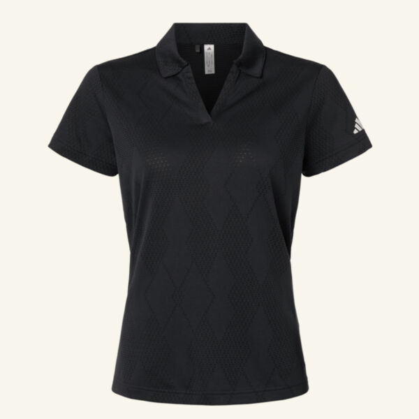 Women's Textured Jacquard Polo Thumbnail