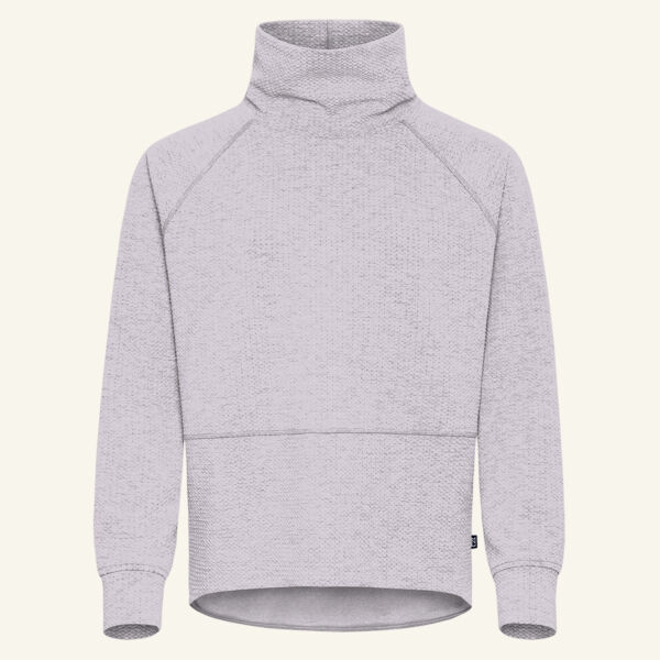 Cutter & Buck Drift Epic Confidence Recycled Textured Knit Womens High Neck Pullover Thumbnail
