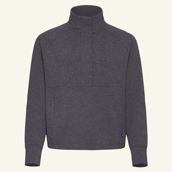 Cutter & Buck Drift Epic Versatility Recycled Textured Knit Women's Snap Pullover Thumbnail