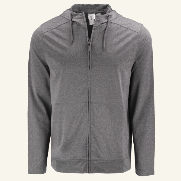 Clique Dash Recycled Mens Full Zip Hooded Sweatshirt Thumbnail