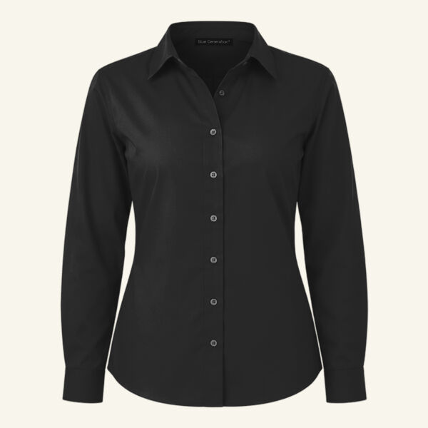 BL G LDY L/S EASY CARE POPLIN Thumbnail