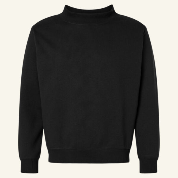 Unisex Mock Neck Fleece Sweatshirt Thumbnail