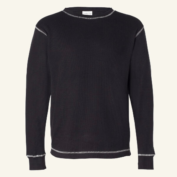 Men's Vintage Thermal Long Sleeve T-Shirt Thumbnail