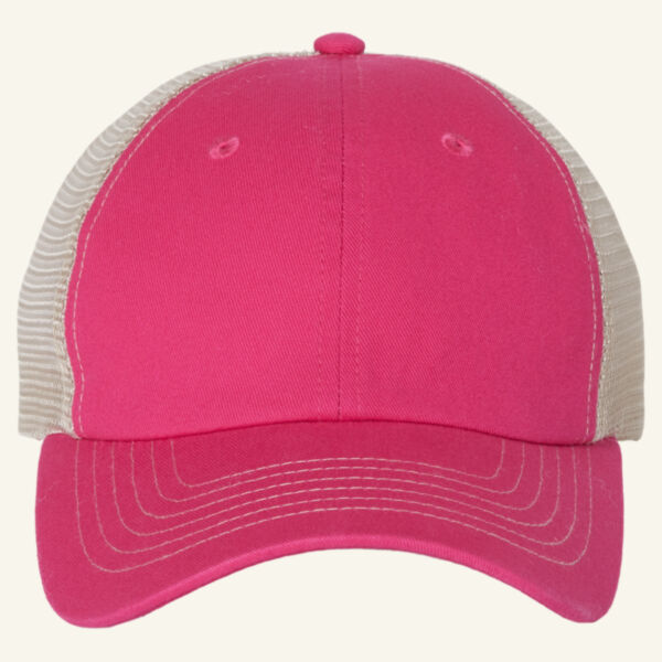 Contrast-Stitch Mesh-Back Cap Thumbnail