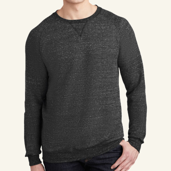 Unisex Snow Heather French Terry Crewneck Sweatshirt Thumbnail