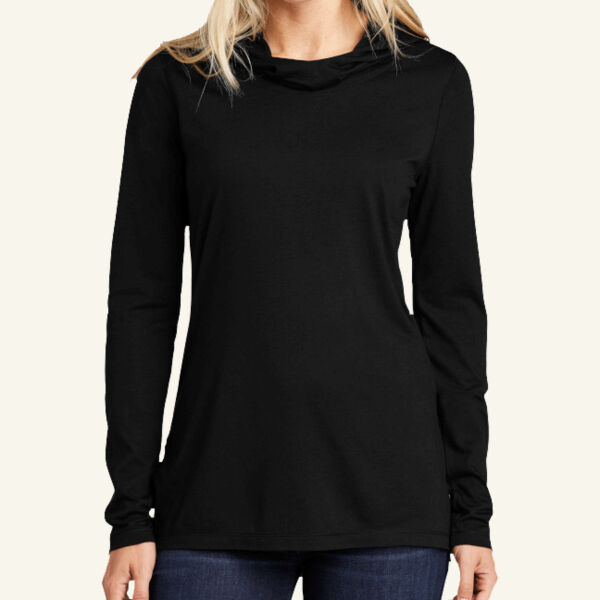 Women's PosiCharge ® Tri Blend Wicking Long Sleeve Hoodie Thumbnail