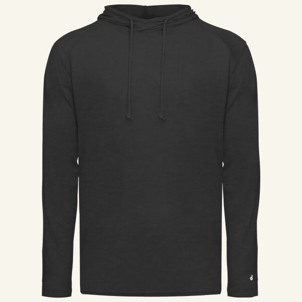 Men's Tri-Blend Surplice Hooded Long Sleeve T-Shirt Thumbnail