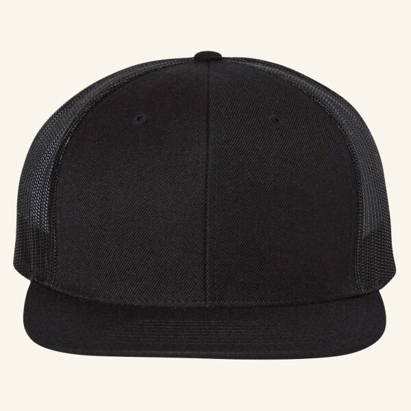 Wool Blend Flat Bill Trucker Cap Thumbnail