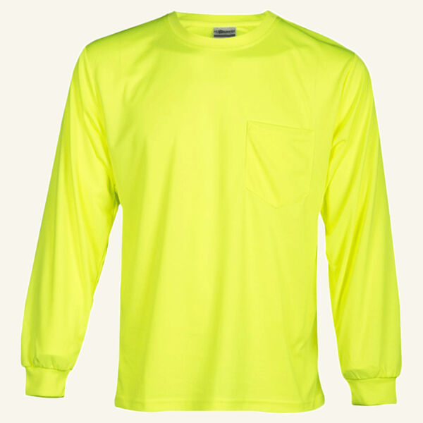 Unisex Microfiber Polyester Long Sleeve T-Shirt Thumbnail