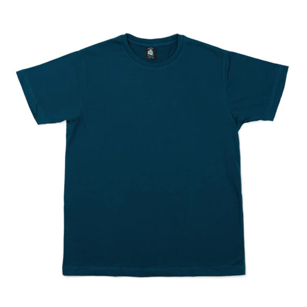 Relaxed Fit Hemp Tee Blue M Thumbnail
