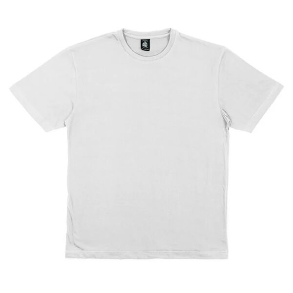 Relaxed Fit Hemp Tee White Small Thumbnail