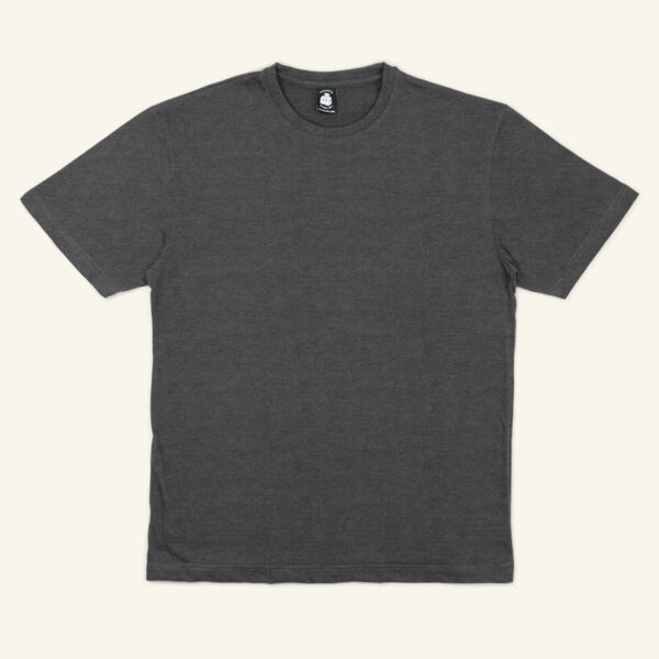 Cali Relaxed Fit Hemp Tee Charcoal Grey L Thumbnail