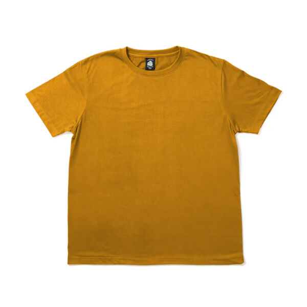 Hemp/Recycled Poly Tee Yellow Gold Orange XS Thumbnail
