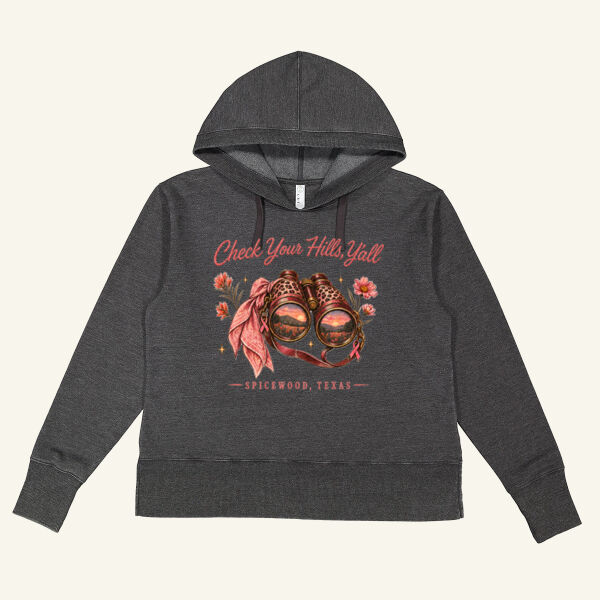 Check Your Hills - Women's Vintage Wash Hoodie Sweatshirt Thumbnail