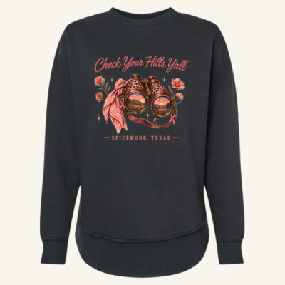 Check Your Hills - Women's Weekend Crewneck Sweatshirt Thumbnail