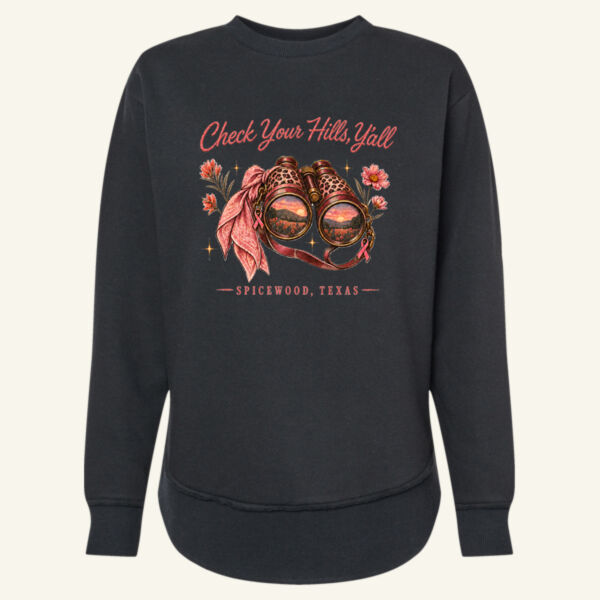 Check Your Hills - Women's Weekend Crewneck Sweatshirt Thumbnail