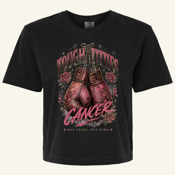 Tough Titties - Women's Garment-Dyed Heavyweight Boxy T-Shirt Thumbnail