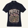 Women's Heavyweight Cotton Pique Polo Thumbnail